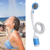 Electric Portable Outdoor Handheld Rechargeable Shower Set for Hiking Bathing Traveling KE-806