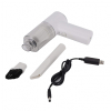 Mini Handheld Vacuum Cleaner Automatic Rechargeable for Dust Dirt for Daily Use White