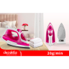 Decakila Steam Iron 1200W Water Tank Capacity 200ML Without Auto-off Function Steam Boost:0.8g/Shot Vertical Jet Steam Temp Control KEEN002R