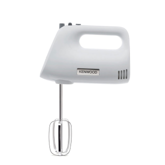 Kenwood Hand Mixer (Electric Whisk) 450W With 5 Speeds + Turbo Button Twin Stainless Steel Kneader And Beater For Mixing Whipping Whisking Kneading HMP30.A0WH