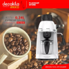 Decakila Espresso Maker 0.24L 800W Die-Casting Aluminum Alloy Boiler With Fronting Function Boil-Dry Protection KECF007W