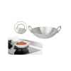 Nadstar Aluminium Karai 17" No9 Heavy Base Aluminum Kadai Deep Frying Kadai with Handle for Kitchen