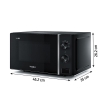 Whirlpool Microwave 20L 1200W Solo Manual with 6 Power Levels MWP-101