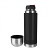 Tefal Senator Vacuum Flask 1L Thermal Bottle Stainless Steel Black Thermal Bottle Break Proof Thermos Insulated Vacuum Flask K3064414