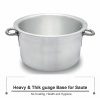 Nadstar Aluminium Sufuria 5pcs with Lid & Handle 55L 65L 75L 85L 100L Cookware Set Tope Cooking Pot for Commercial Use - Gauge 7 Kitchen Heavy Duty Tapela