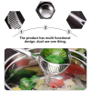 Nadstar Stainless Steel Hot Pot Soup Spoon Strainer Scoops Spoon Slotted Strainer Ladle Gravy Ladle Colander Kitchen D198