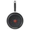 Tefal Dark Stone Cookware Set 9PCS Non Stick Thermo Signal 100% Safe Coating Cookware Heat Indicator Ergonomic Handles Glass Lid B491S985