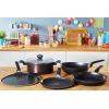 Tefal Easy Cook Frypan 26cm Titanium Non Stick Thermo Signal 100% Safe Cooking Pan Suitable for All Heat Sources Except Induction B5540502