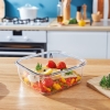 Luminarc Pure Box Square Food Container 122cl Flat Rim P3552