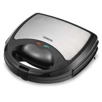 Kenwood Sandwich Maker 3 In 1 Sandwich Grill/Griddle Waffle Dual Plate Press For Toasties Easy To Use & Clean Non-Stick Plates Compact Size Bread Toaster SMM01.A0BK