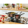 Tefal Easy Cook Stockpot 30 CM Titanium Non Stock Cooking Pot 4.7 L with Lid Suitable for All Heat Sources Except Induction B5546902