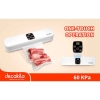 Decakila Vacuum Sealer Machine 100W One Touch Operation 60KPa Air Sealing Machine for Food Preservation Dry & Moist Sealing KETT039W