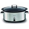 Kenwood Slow Cooker 6.5L Slow Rice Cooker with 3 Heat Settings (Low High & Warm) Preserves Flavour Herbs & Spices are Absorbed Well Meat Becomes Extremely Tender SCM70.000SS