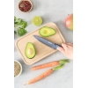 Tefal Fresh Kitchen Santoku Knife With Cover 12cm Titanium Non Stick Coating Ideal For Slicing & Chopping All Types of Food High Performance Stainless Steel K1220104