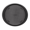 Tefal Easy Grip Pizza Pan Round 34 CM Carbon Steel Easy Handling Large Handles Non-Stick Coating Easy Release Easy Cleaning Dark Grey J1629045