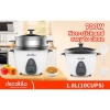 Decakila Rice Cooker 1.8L 700W 10 Cups Non Stick Easy to Clean With 1 Spoon With 1 Measuring Cup Split Power Cord KEER034W
