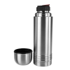 Tefal Senator Thermal Bottle 0.7L Stainless Steel Silver Robust Construction With Double Walled Safe Lock Thermos Insulated Vacuum Flask K3063314