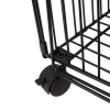 Nadstar Storage Rack Stainless Steel 3 Layers with Wheels Kitchen Standing Storage Rack HP22-029H