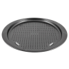 Tefal Easy Grip Pizza Pan Round 34 CM Carbon Steel Easy Handling Large Handles Non-Stick Coating Easy Release Easy Cleaning Dark Grey J1629045