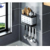 Nadstar Cutlery Set Holder Rack For Kitchen & Home Kitchen Wall Mount HP12-200
