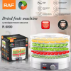 RAF Fruit Dehydrator 5 Trays 350W, Adjustable Temperature, Simple Operation R.6800