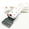 Tronic 4 Way Extension Socket with 10 Metre Cable