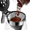 De'Longhi Coffee Maker Clessidra Drip 1.25L 1800W 10 Cups Auto-Shut Off Water Level Indicator Glass Carafe Anti Drip Keep Warm Award Winning Design ICM17210