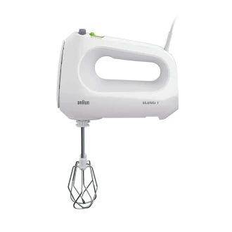 Braun 2 in 1 Hand and Stand Mixer 3L With Attachments 400W 4 Speeds + Turbo Automatic Driven HM101AI-HM1070WH