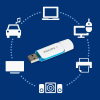 PHILIPS 16GB Flash Drive, Snow Edition USB 2.0