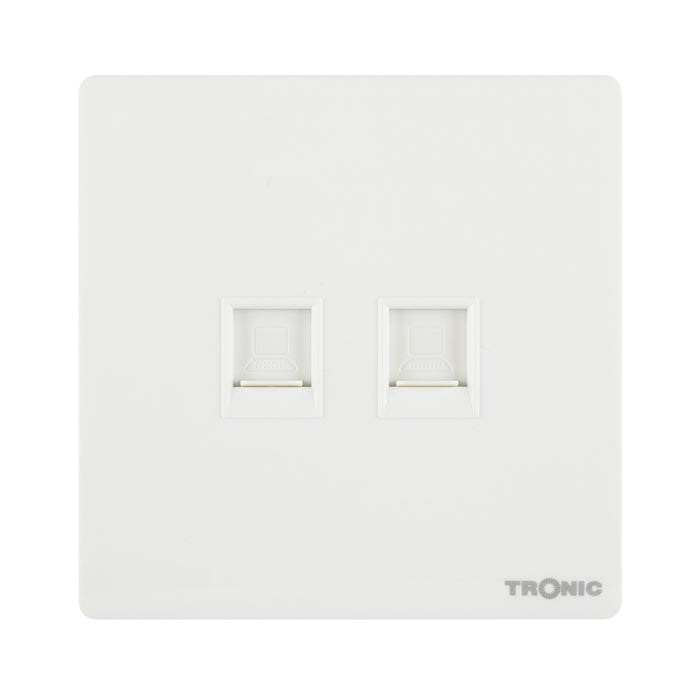 Tronic 2 Gang Data Socket 4 Tronic 2 Gang Data Socket