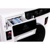 Evvoli Brushless DC Inverter Washing Machine SKG White Silver Front Loaded 1400RPM A+++ FBLH-814W/S