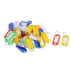 DL Office Keychain Color Key ID Label Tags with Keyring 50pcs