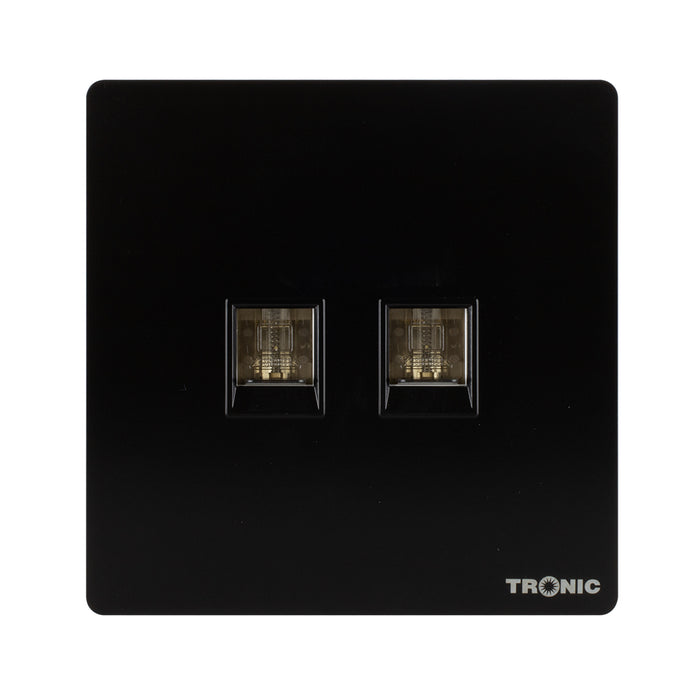 Tronic 2 Gang Data Socket 1 Tronic 2 Gang Data Socket
