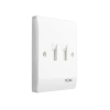 Tronic 2 Gang Data Socket