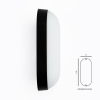 Tronic Black Oval LED Bulkhead 12 Watts