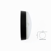 Tronic Black Round LED Bulkhead 12 Watts