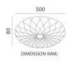 Tronic Decorative LED Changeable (3 Shades) Light KD 1806-WH