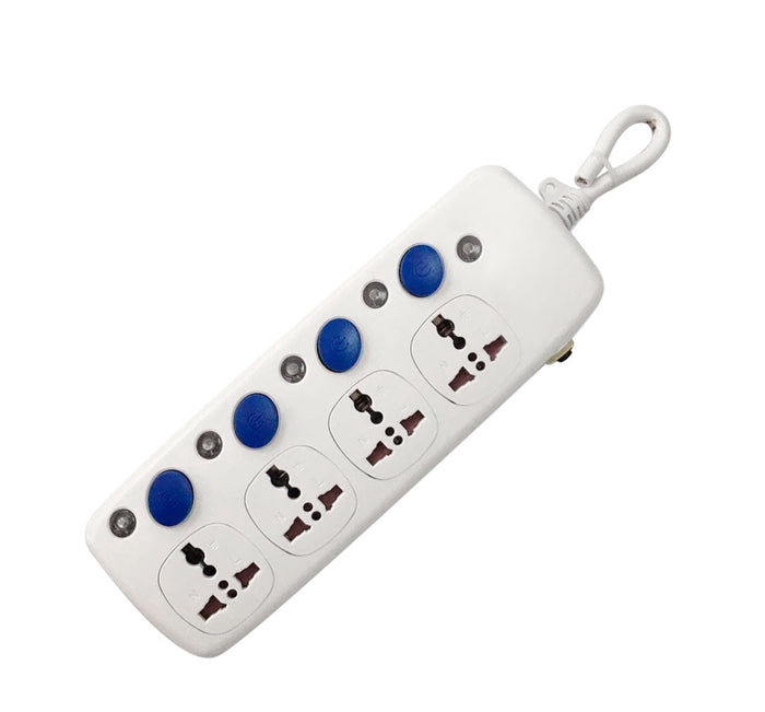 Tronic Universal Extension Socket 4 Way 1 Tronic Universal Extension Socket 4 Way