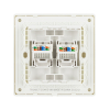 Tronic 2 Gang Data Socket