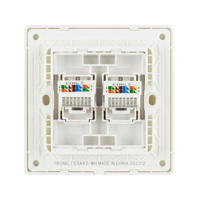 Tronic 2 Gang Data Socket 6 Tronic 2 Gang Data Socket