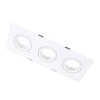Tronic Three Way Rectangular GU10 Recessed Fitting