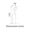 Tronic Desk Lamp with In-built Power Bank
