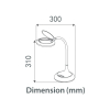 Tronic Desk Lamp with Magnifying Glass.