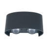 Tronic Rectangular-shaped Curved Up & Down COB 4 Way Light