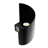 Tronic Black Spiral Wall Light