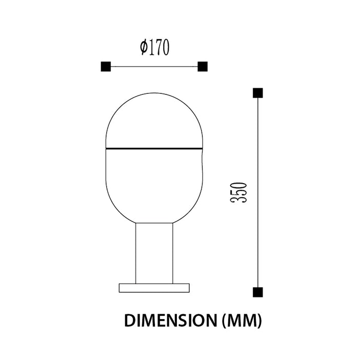 Tronic Black Gate Light 3 Tronic Black Gate Light