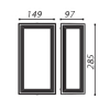 Tronic Rectangular Wall Light