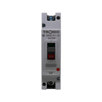 Tronic MCCB Breaker 63 Amps Single Pole