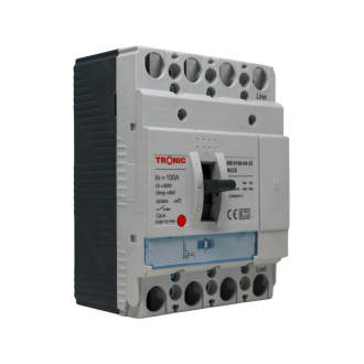 Tronic MCCB Breaker 100 Amps 4 Pole