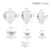 La Opala Dinner Set Mystrio Black Classique 47 Pieces LM047